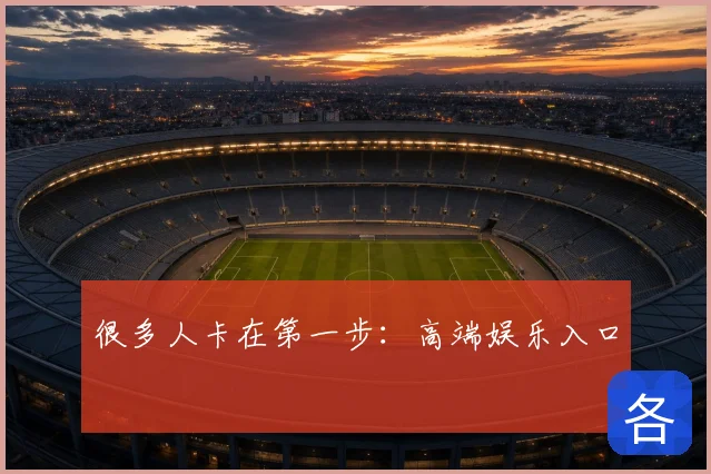 很多人卡在第一步：高端娱乐入口